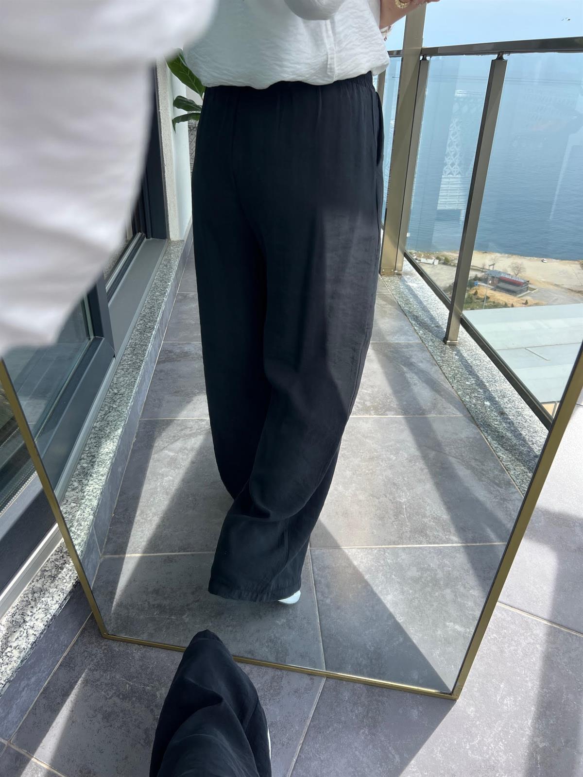 0253 Tensel Pantalon SİYAH
