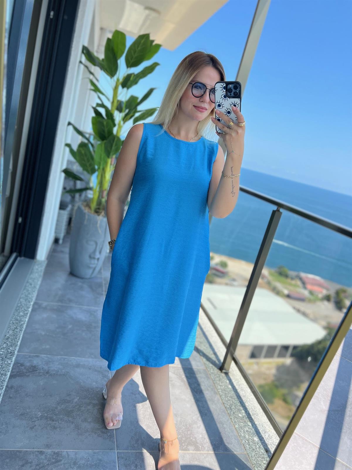 026 Çan Elbise MAVİ