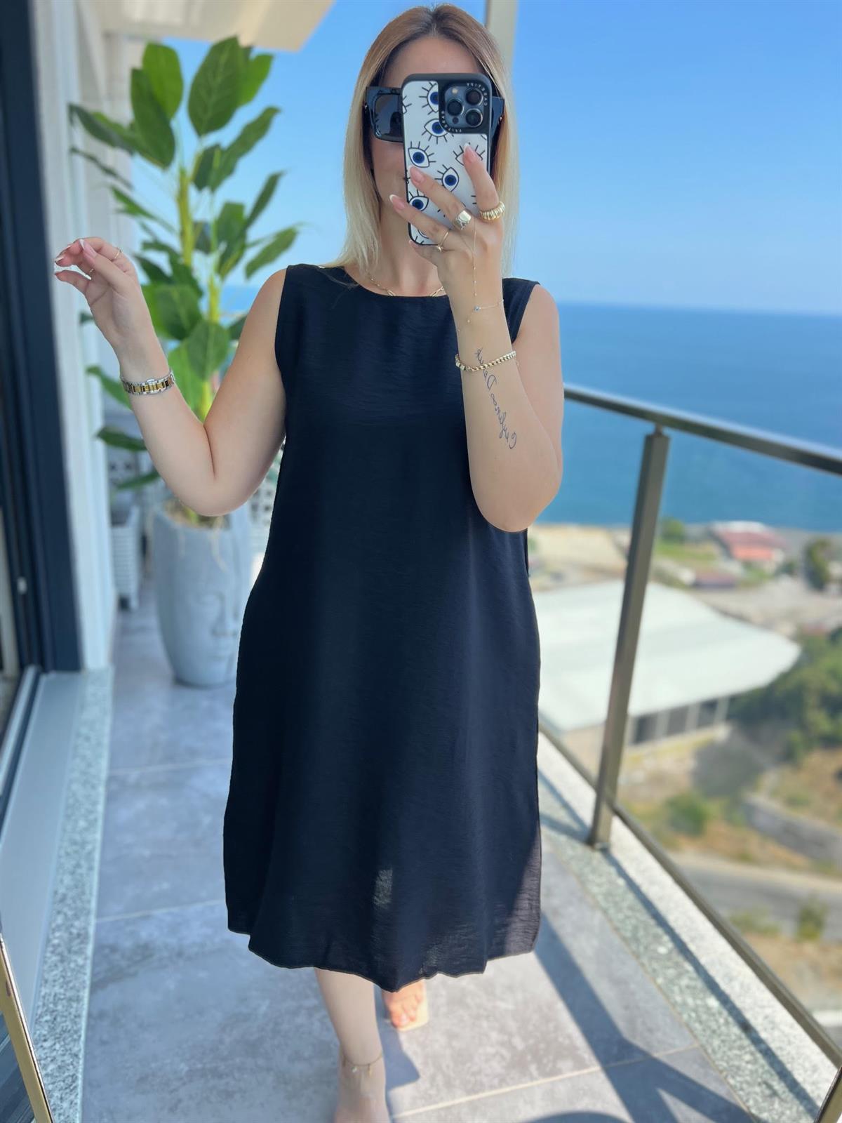 026 Çan Elbise SİYAH