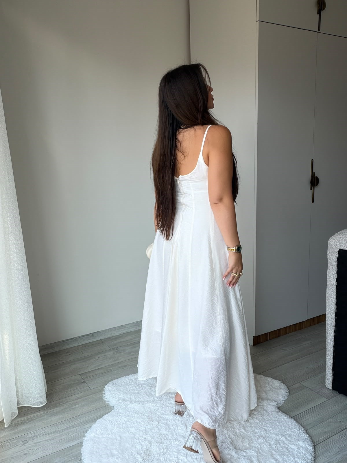 040 Elbise EKRU