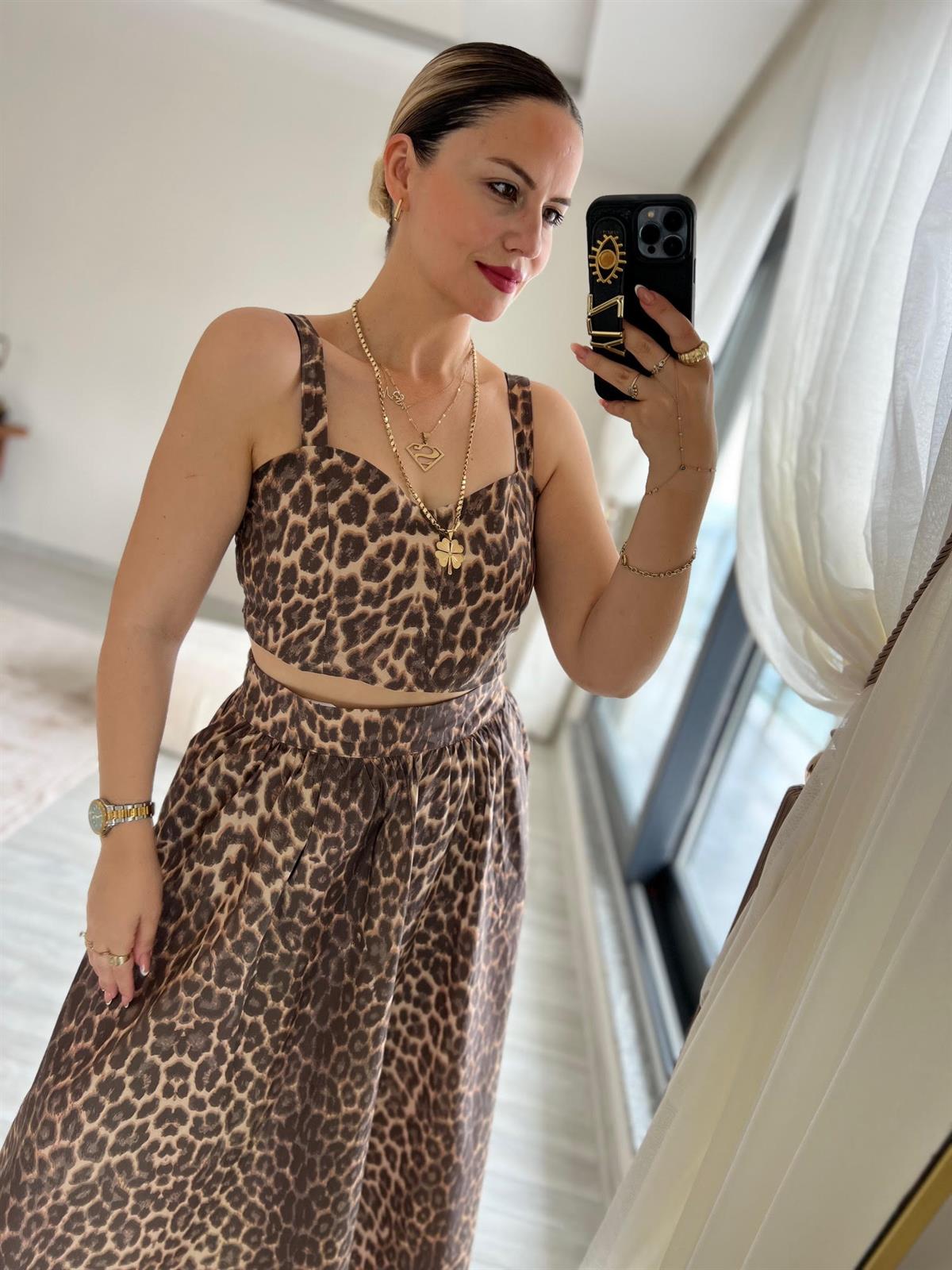 0524 Crop-Etek Takım LEOPAR