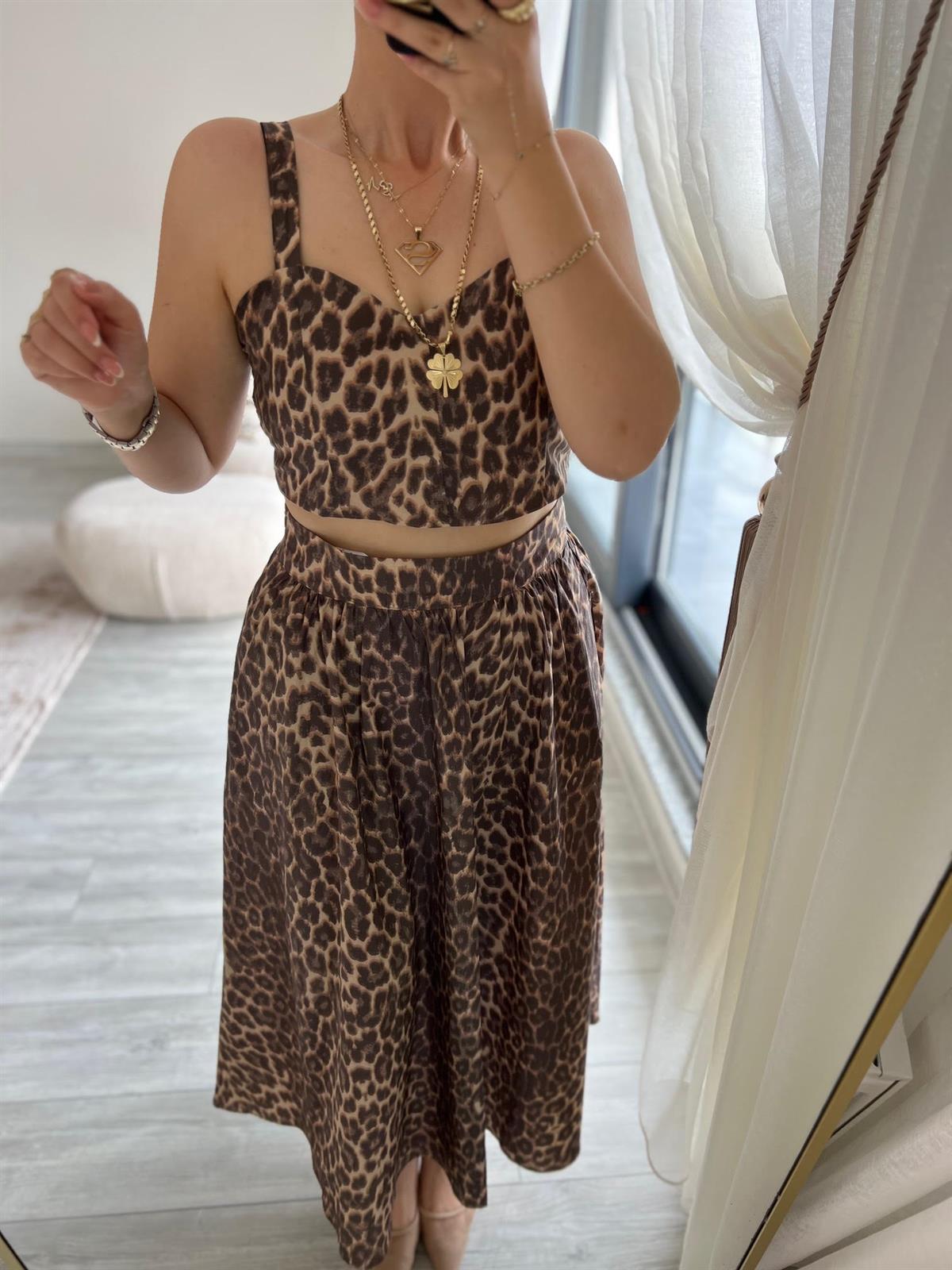 0524 Crop-Etek Takım LEOPAR