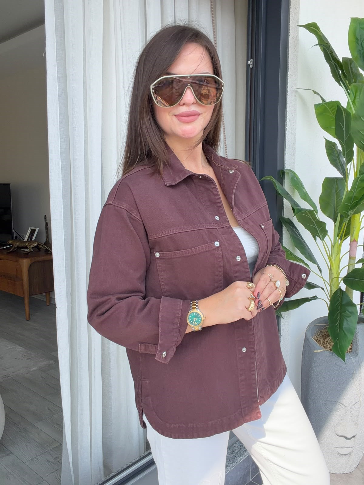 1000 Ceket ACI KAHVE