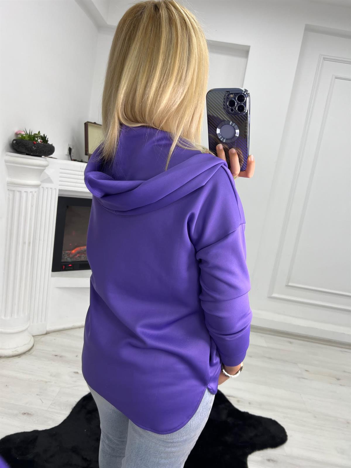 1001 Kapşonlu Skuba Sweatshirt MOR