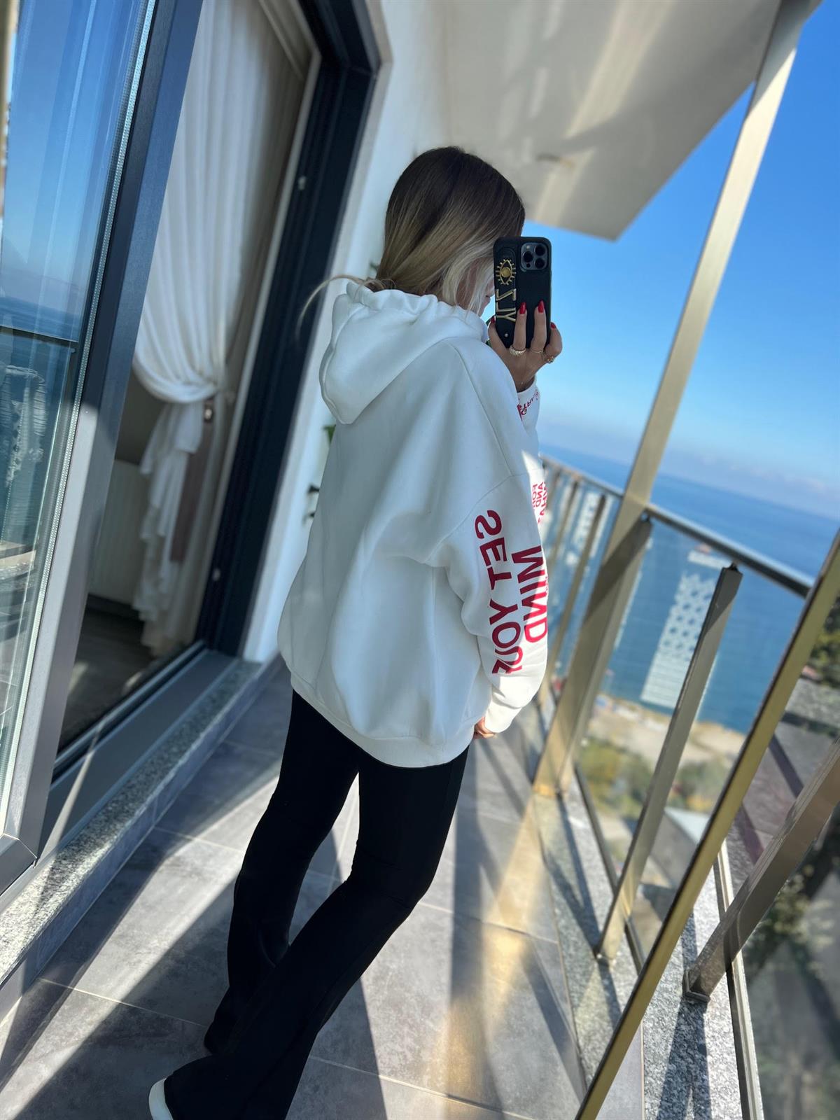 10095 İçi Polar İpli Sweat EKRU