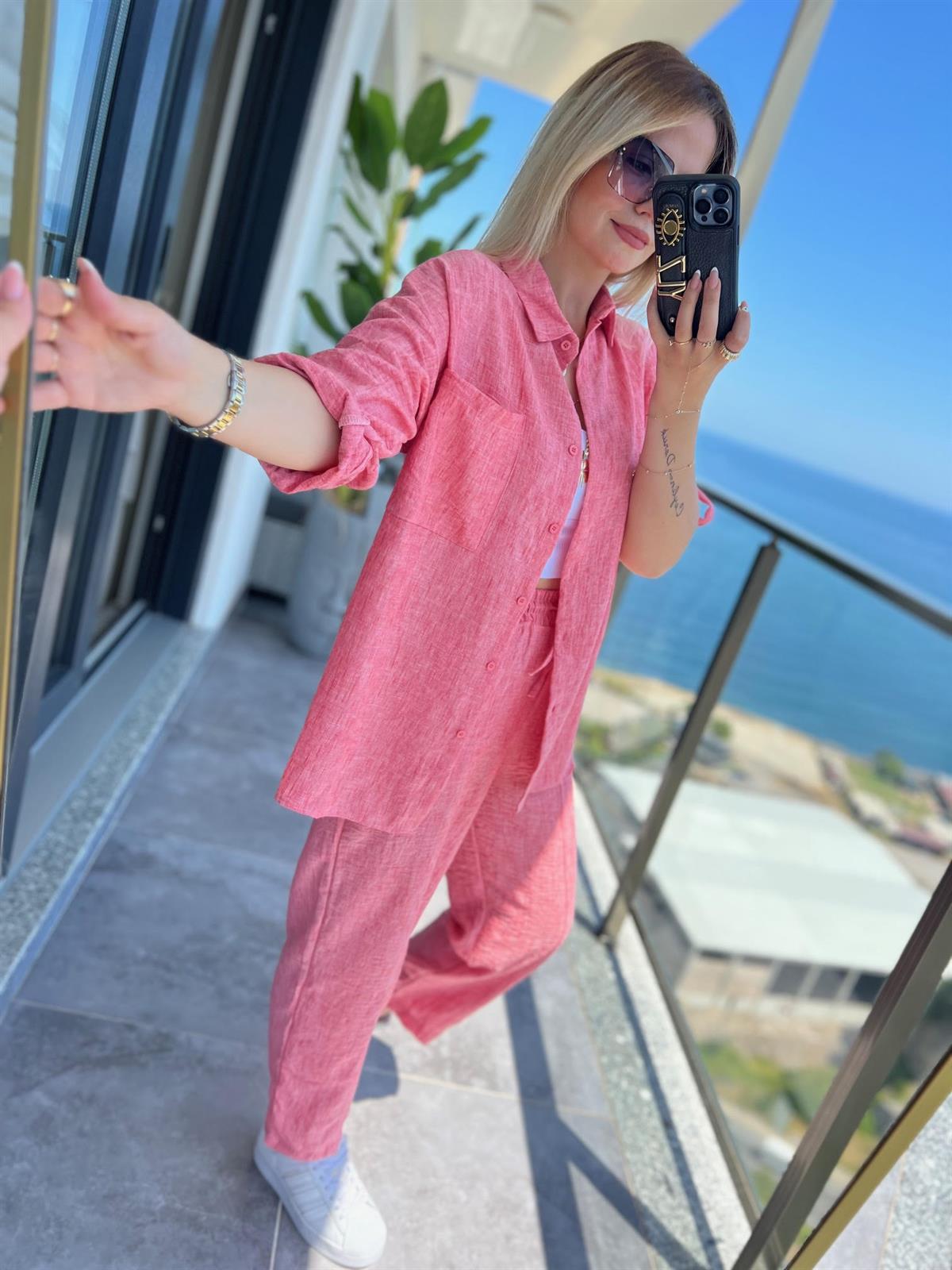 1061 Gömlekli Takım PEMBE