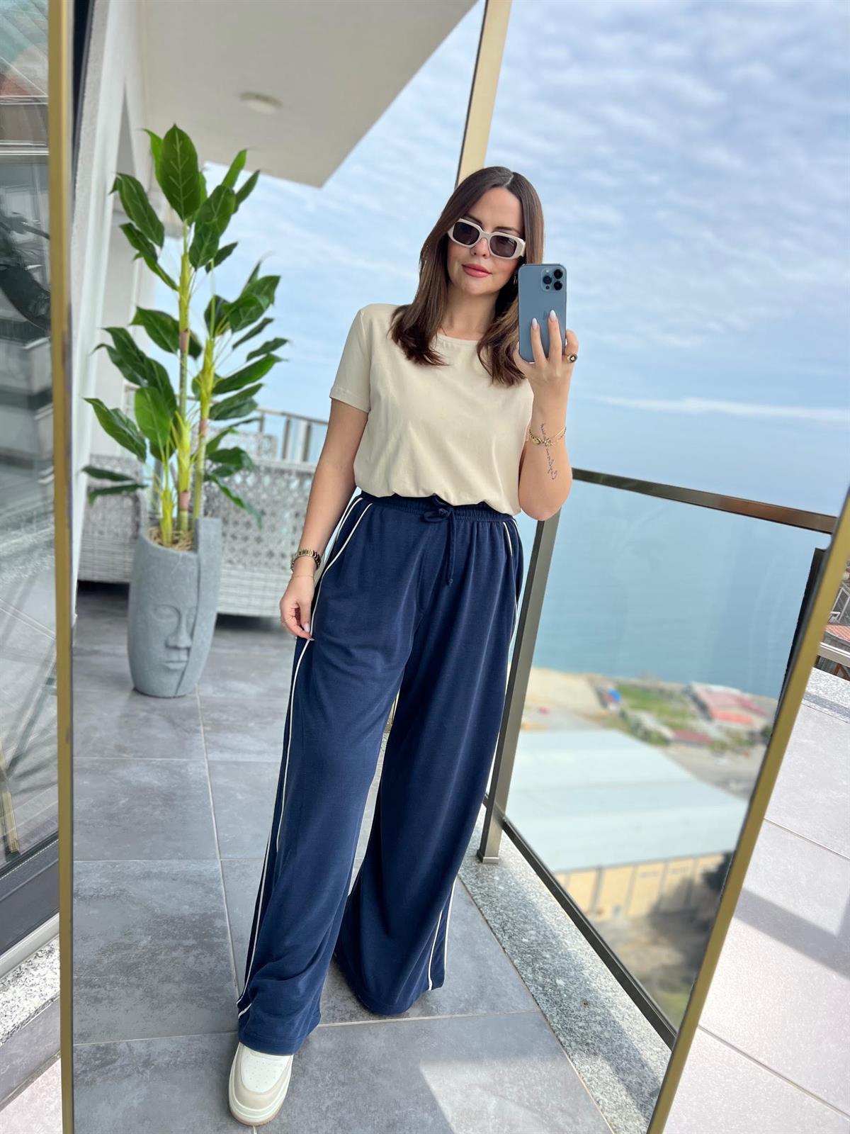 1137 Arabiye Pantolon LACİVERT