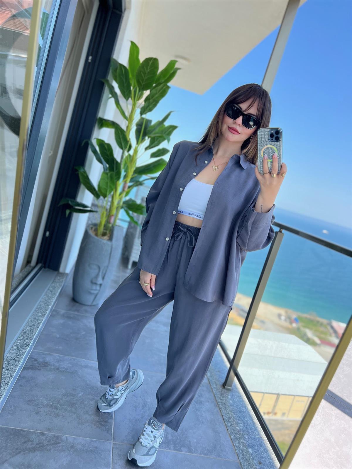 1190 Standart Beden Takım FÜME