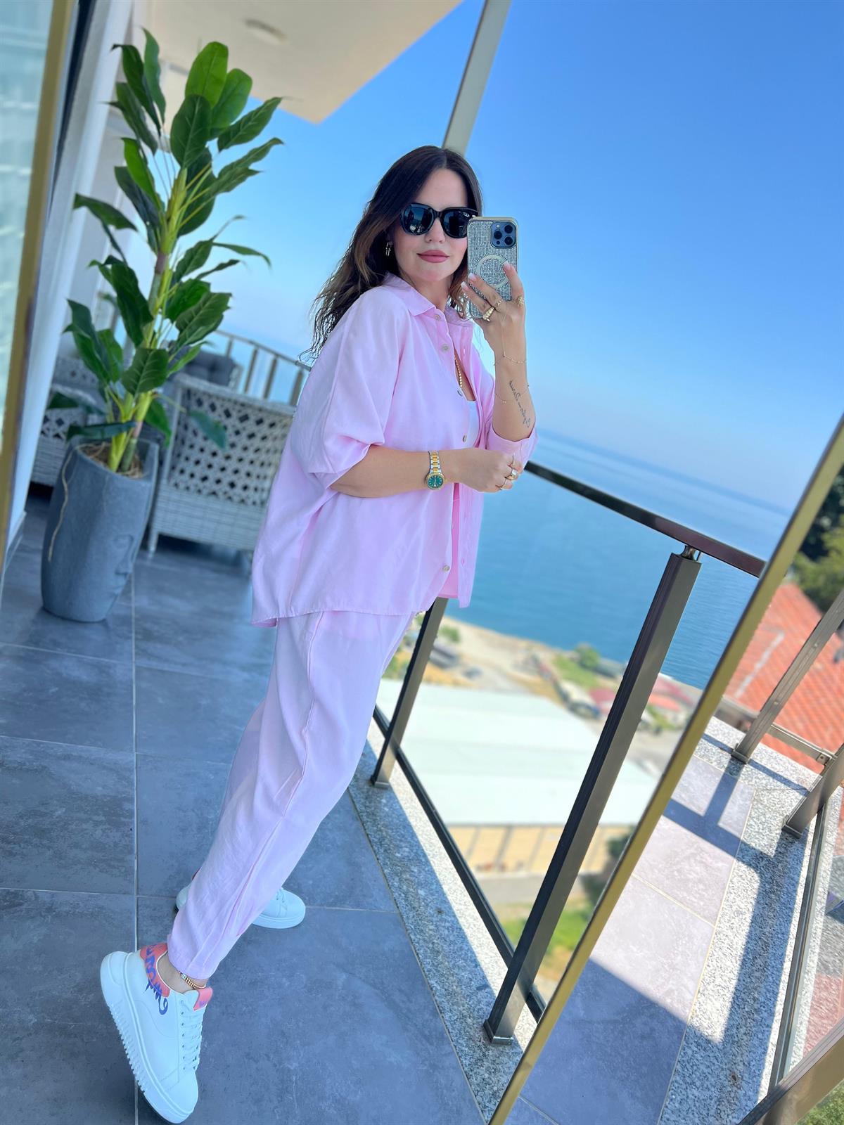 1190 Standart Beden Takım PEMBE