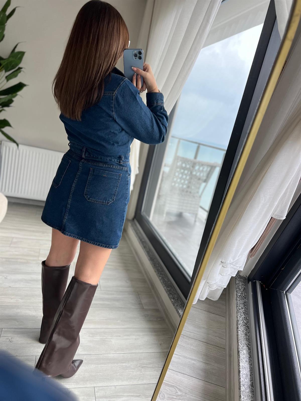 1206 Jean Elbise LACİVERT