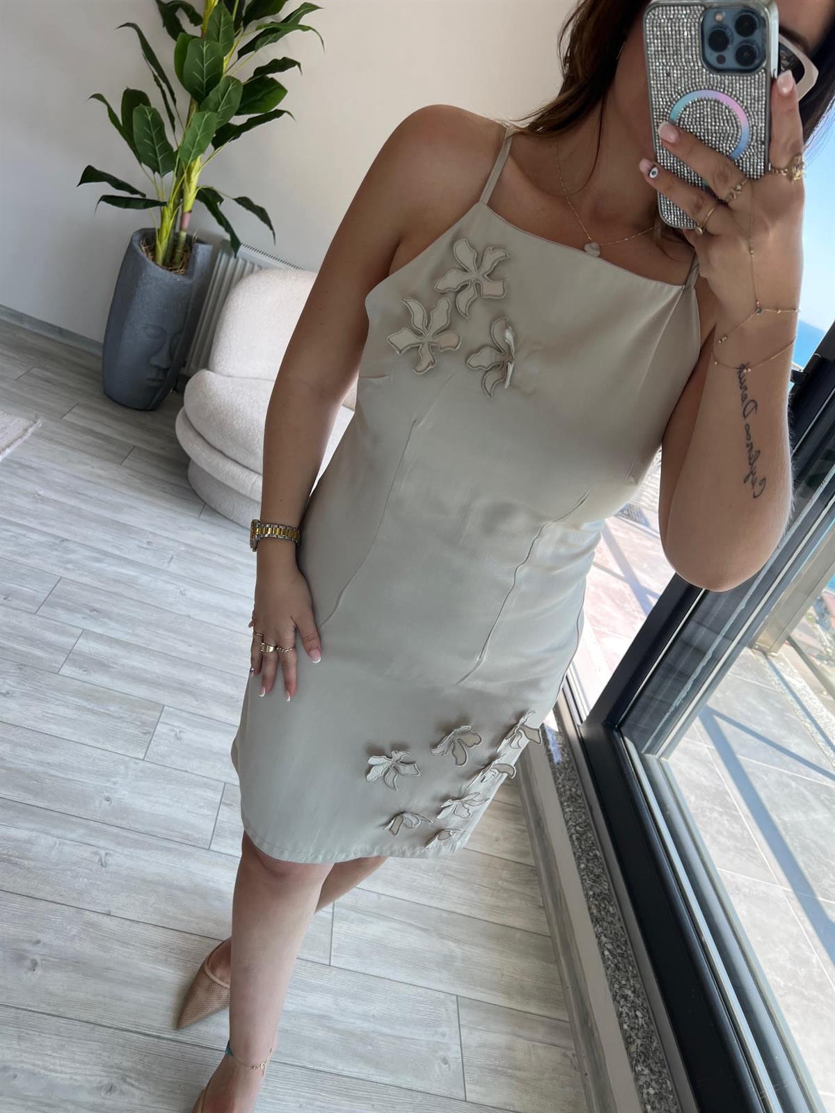 201 Tencel Elbise TAŞ