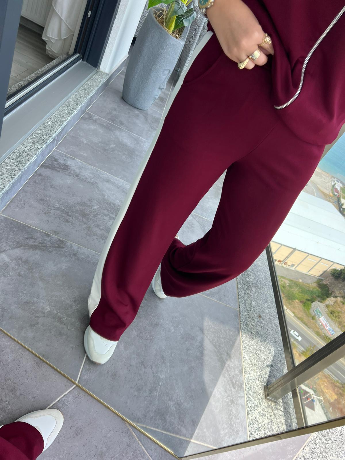 2303 Reglan Kol Garnili Takım BORDO