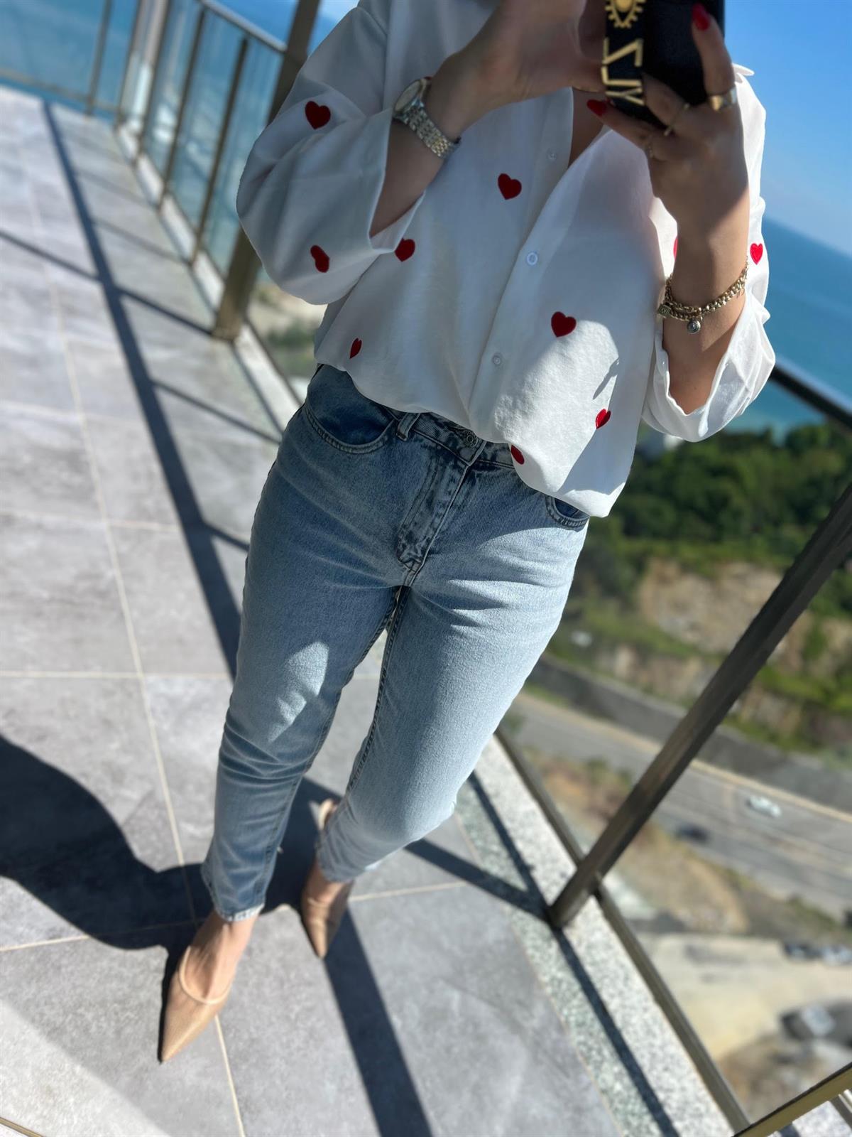 23527 5 Cep Pantolon BUZ MAVİSİ