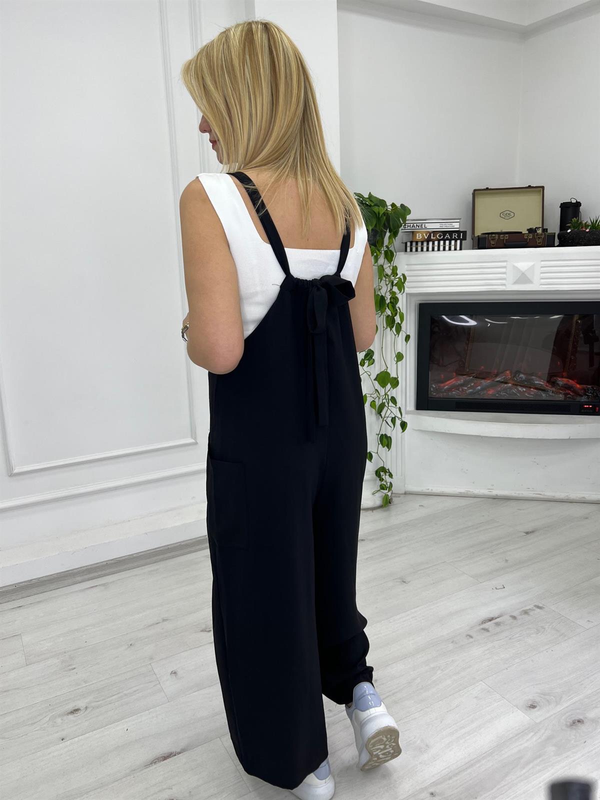 24849 Owersize Tulum SİYAH