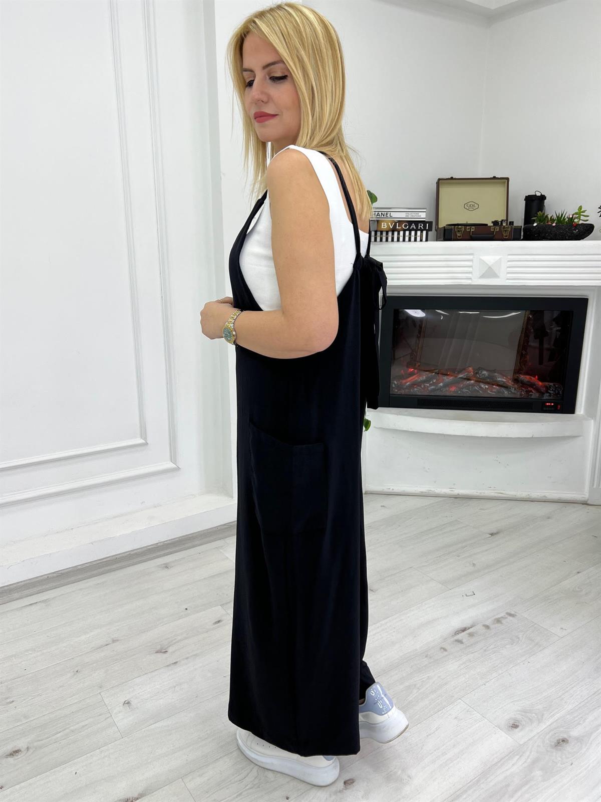 24849 Owersize Tulum SİYAH