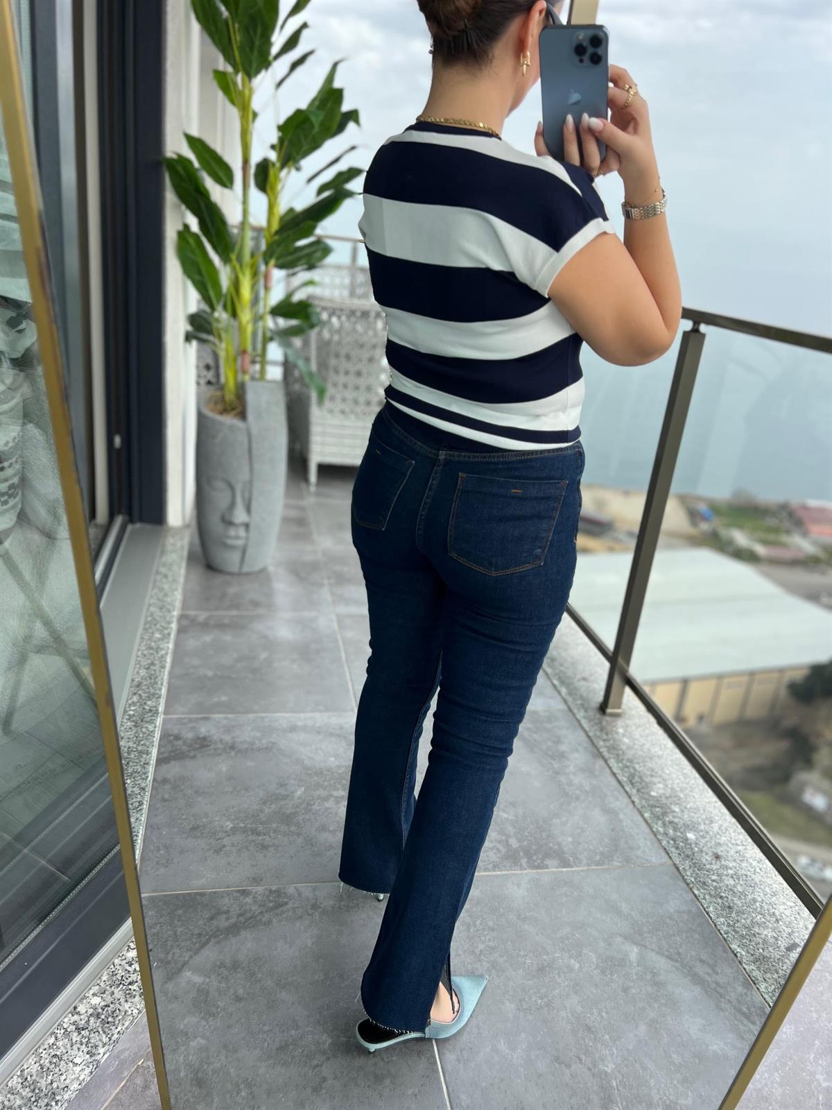 25303 Flore Pantalon LACİVERT