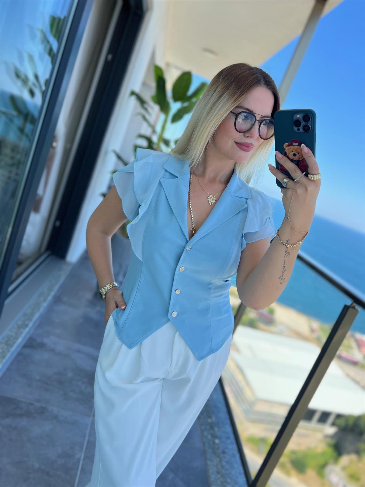2670 Bluz BEBE MAVİ