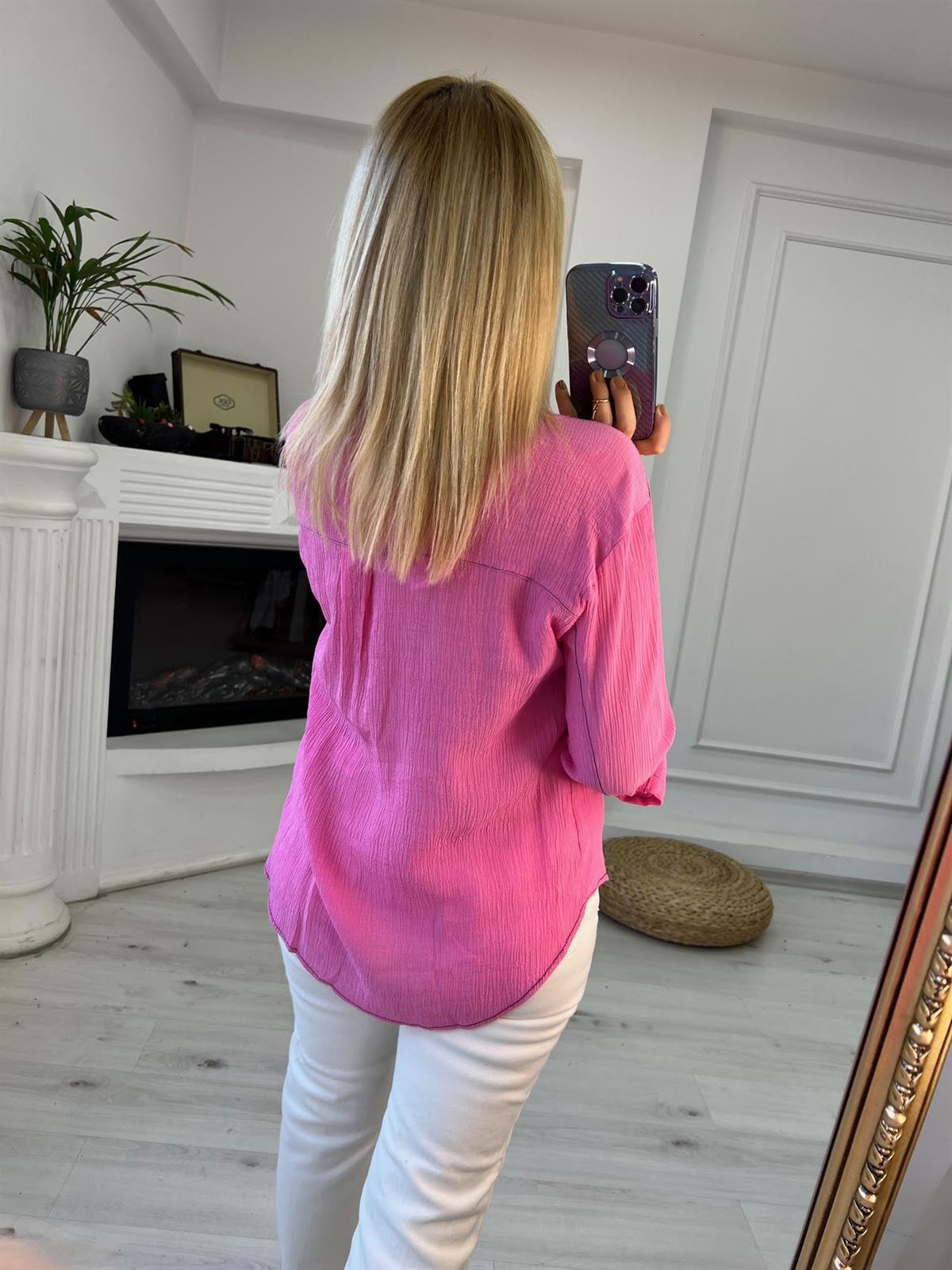 2729 Gömlek PEMBE