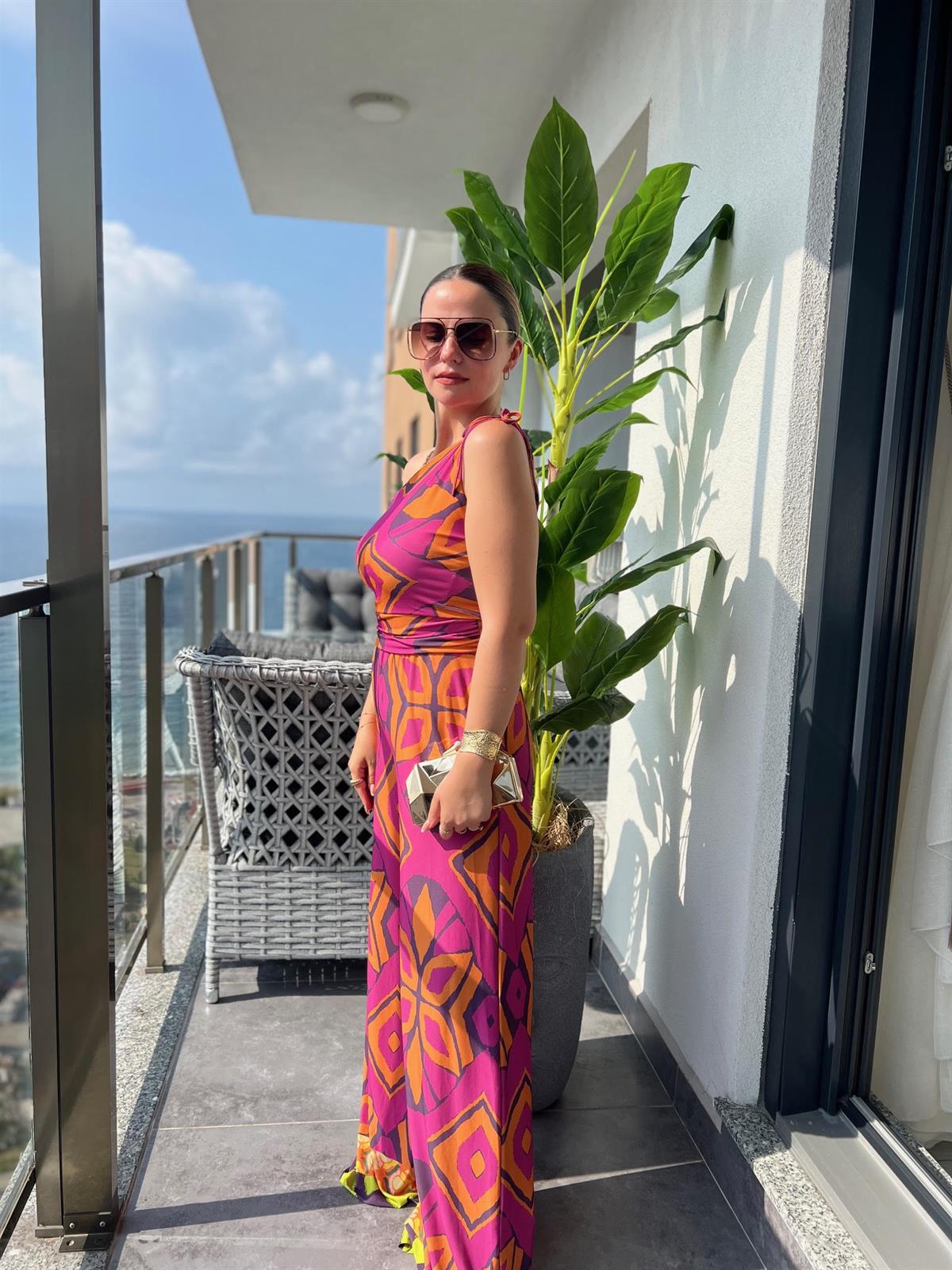 279133 Tek Omuz Tulum PEMBE