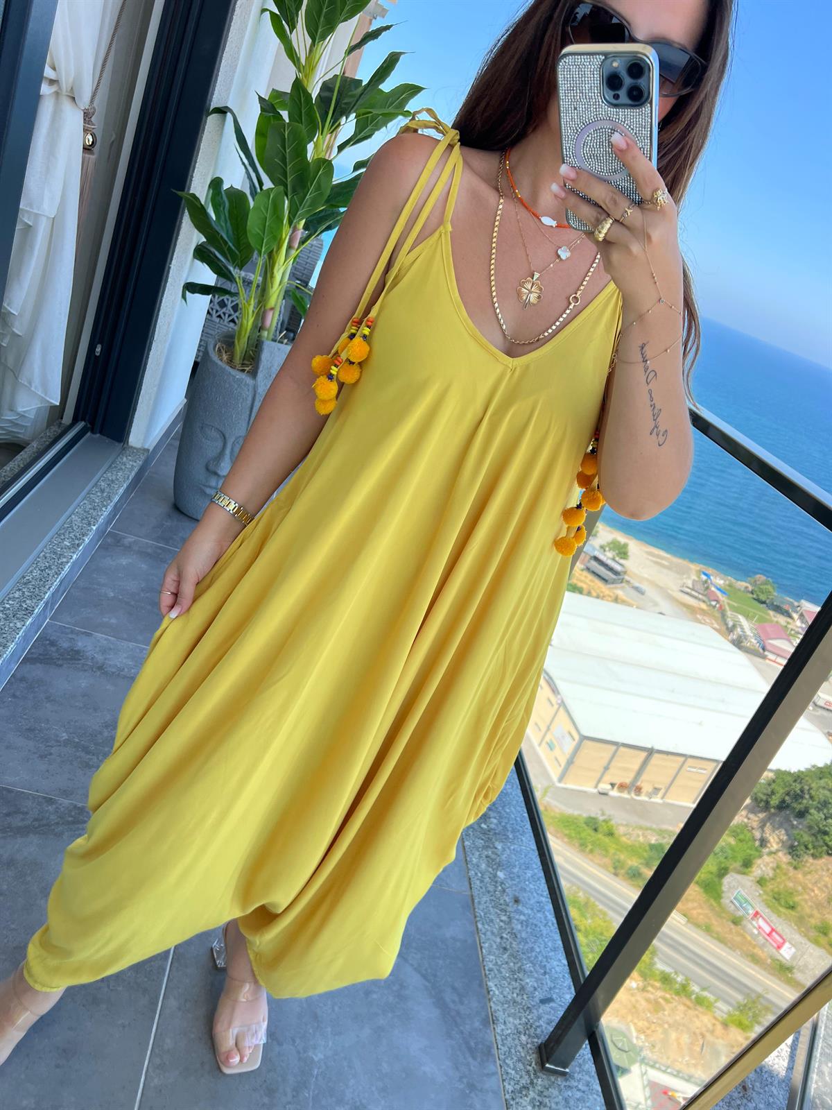 34 Ponponlu Şavar Tulum SARI