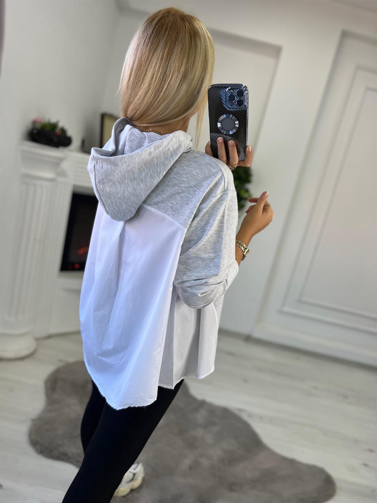 375 Kapüşonlu Sweat GRİ