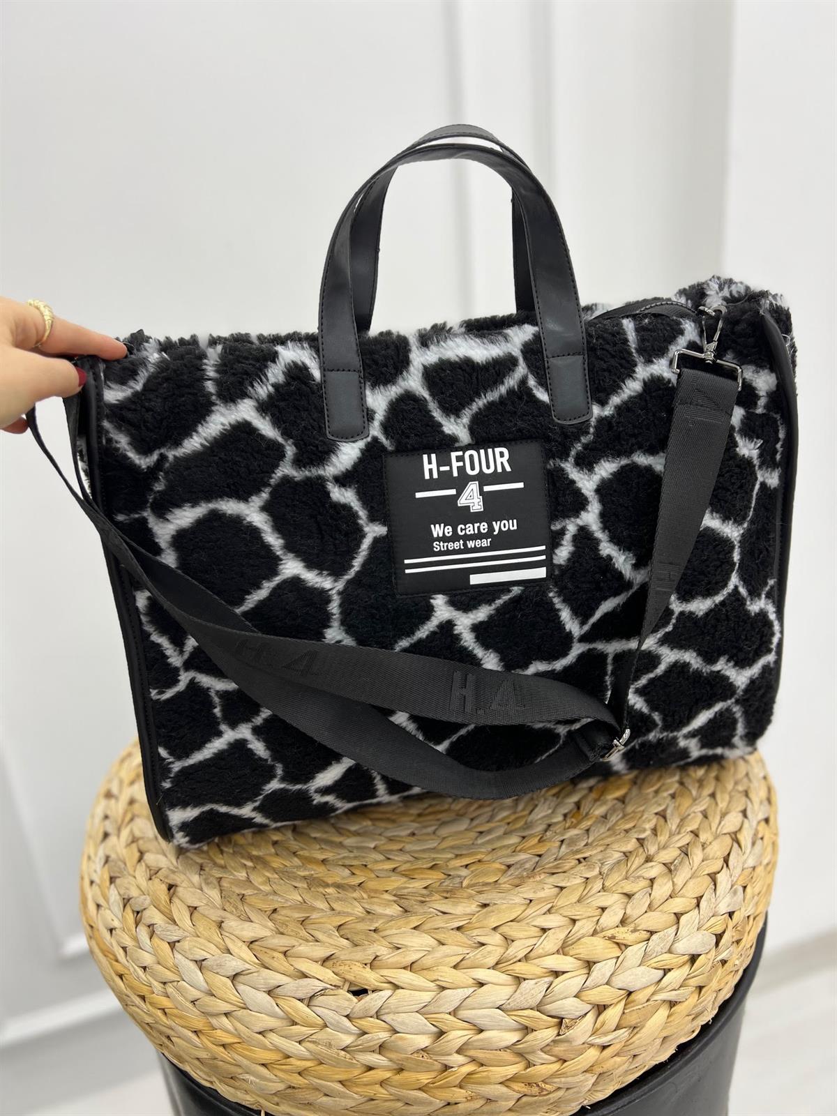 4054 Peluş Çanta SİYAH