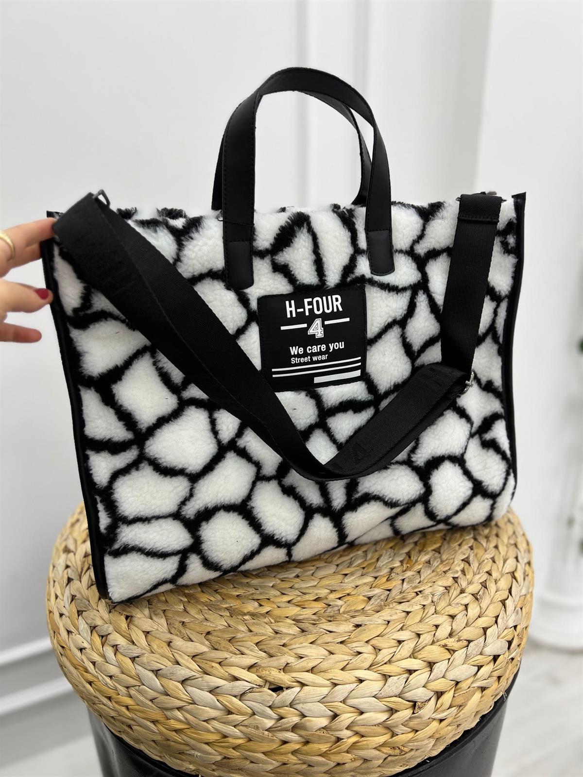 4054 Peluş Çanta SİYAH