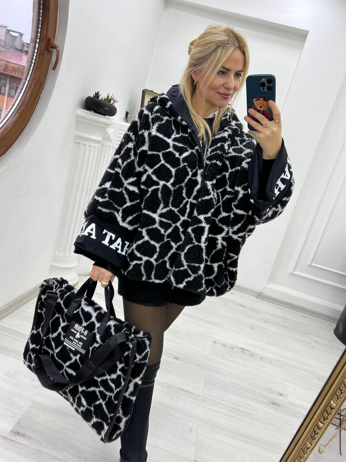 4054 Peluş Çanta SİYAH