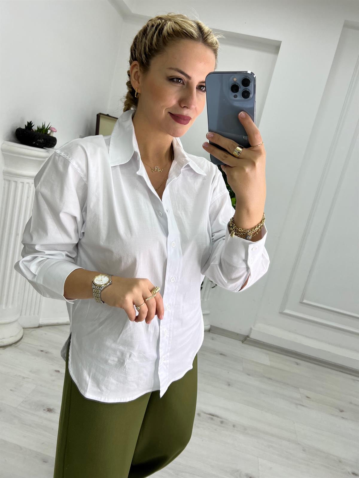 4094 Gömlek BEYAZ