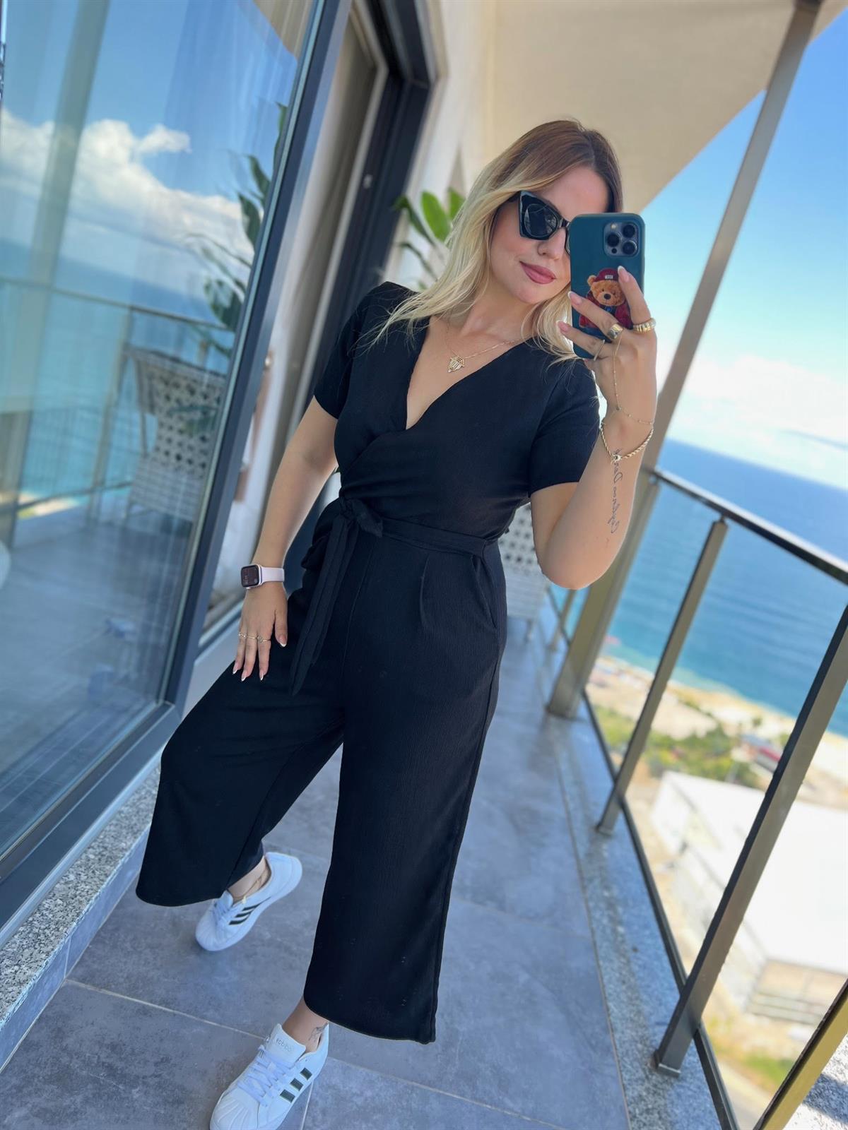 4188 Kruvaze Okyanus Tulum SİYAH