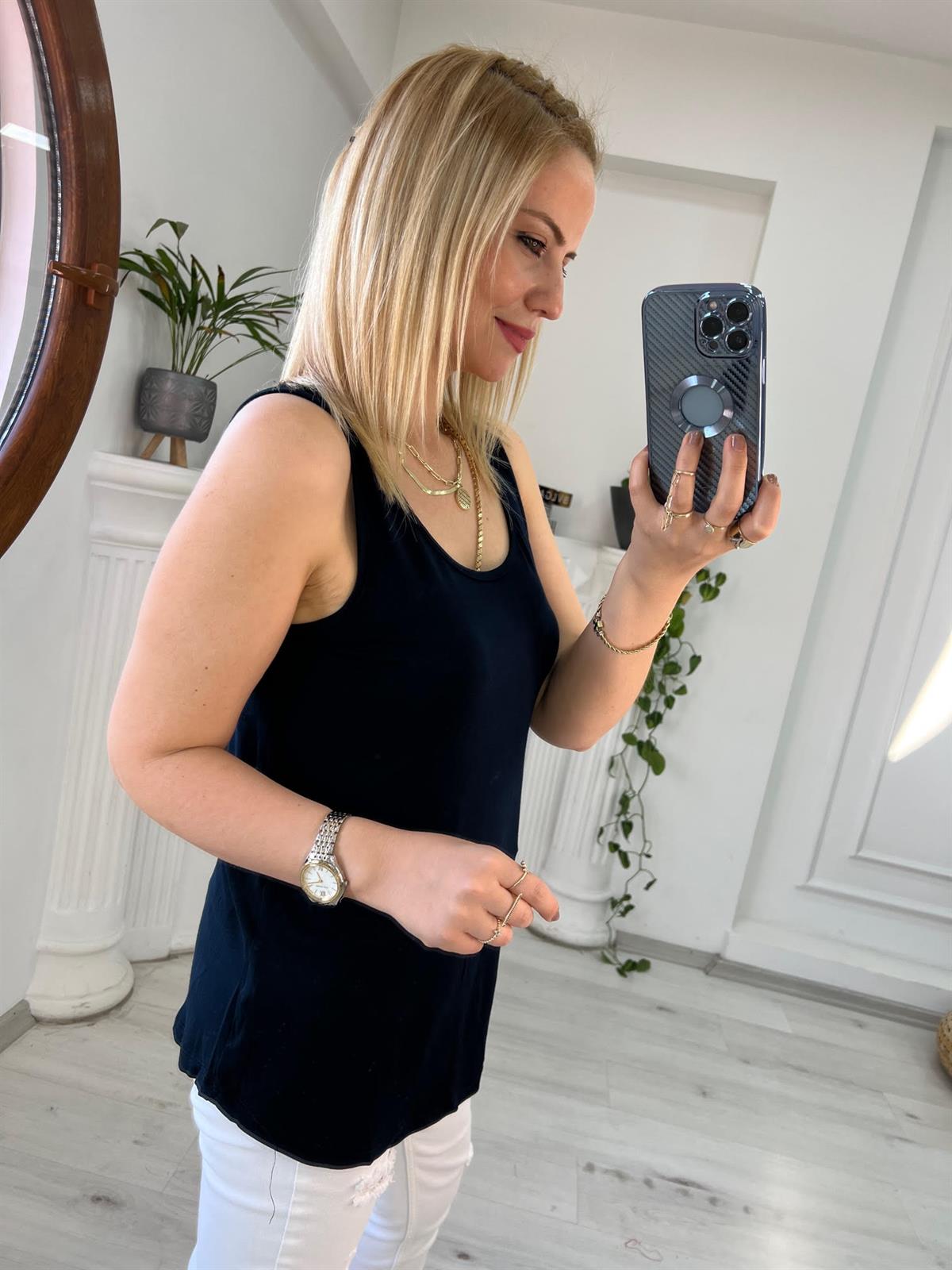440 Basic Undershirt LACİVERT