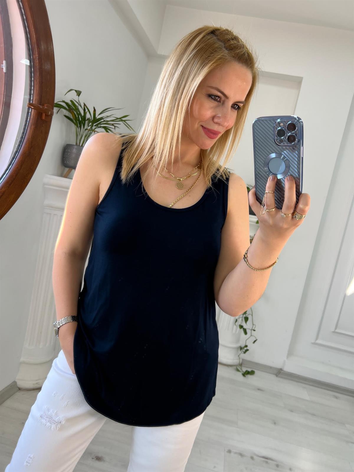 440 Basic Undershirt LACİVERT