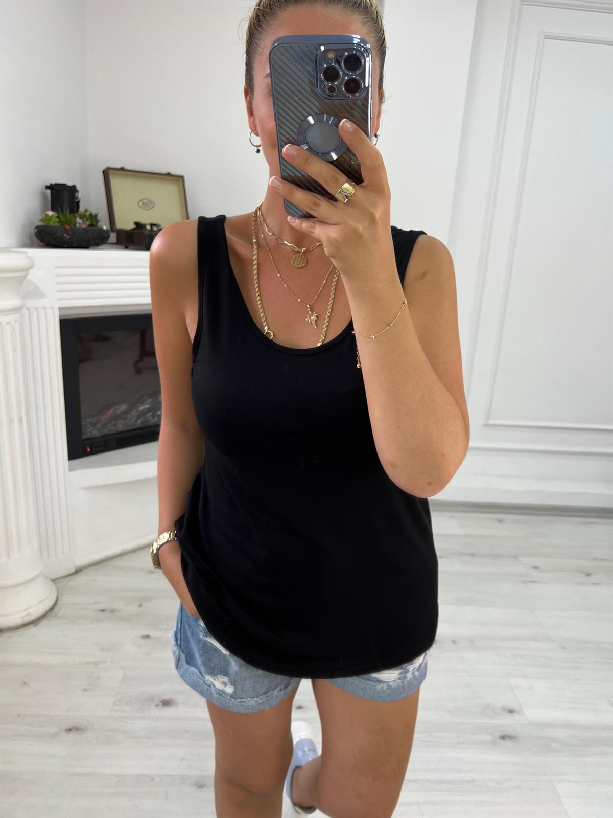 440 Basic Undershirt SİYAH