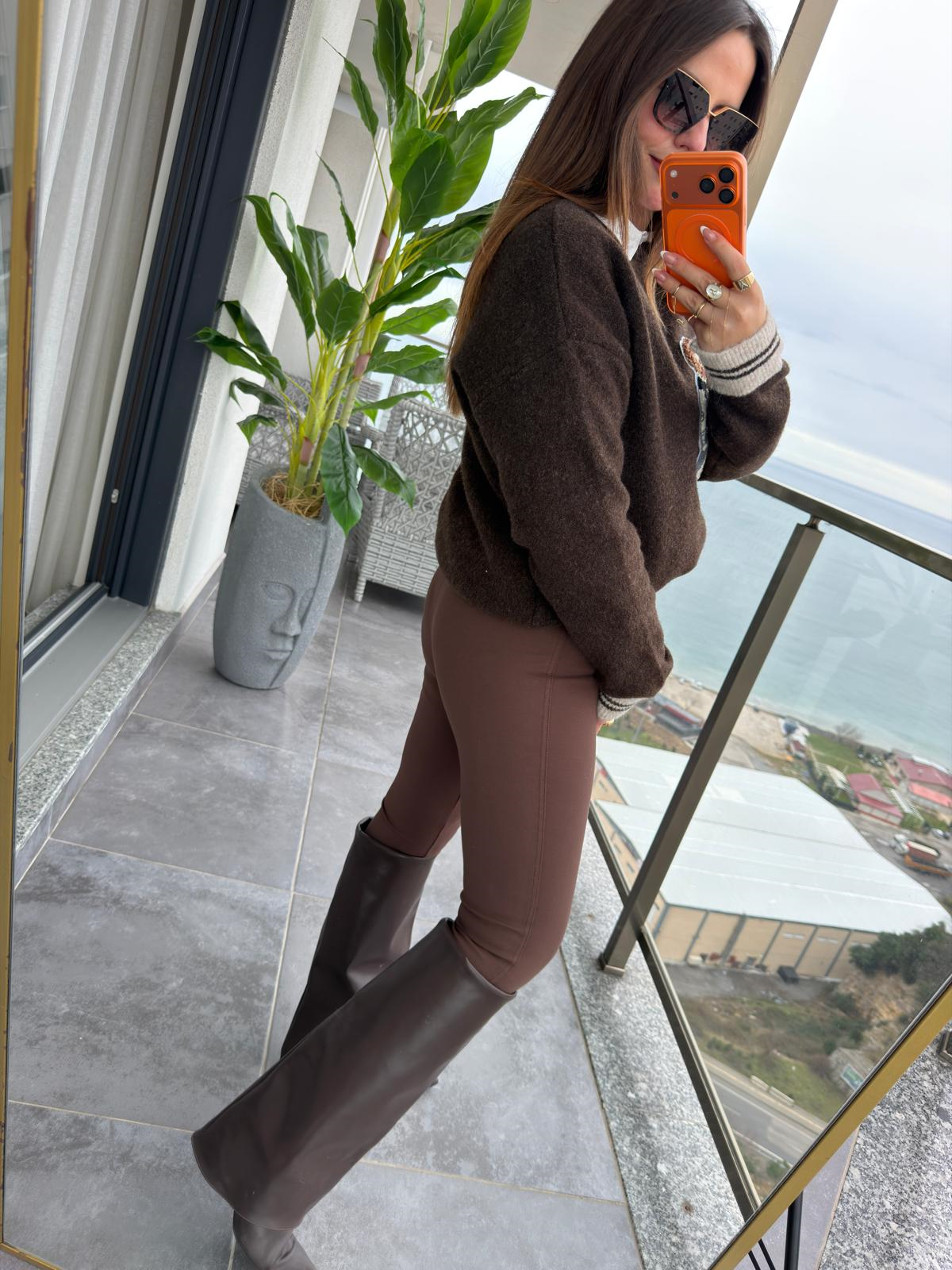 441 ZR Tayt Pantolon CAPPUCINO
