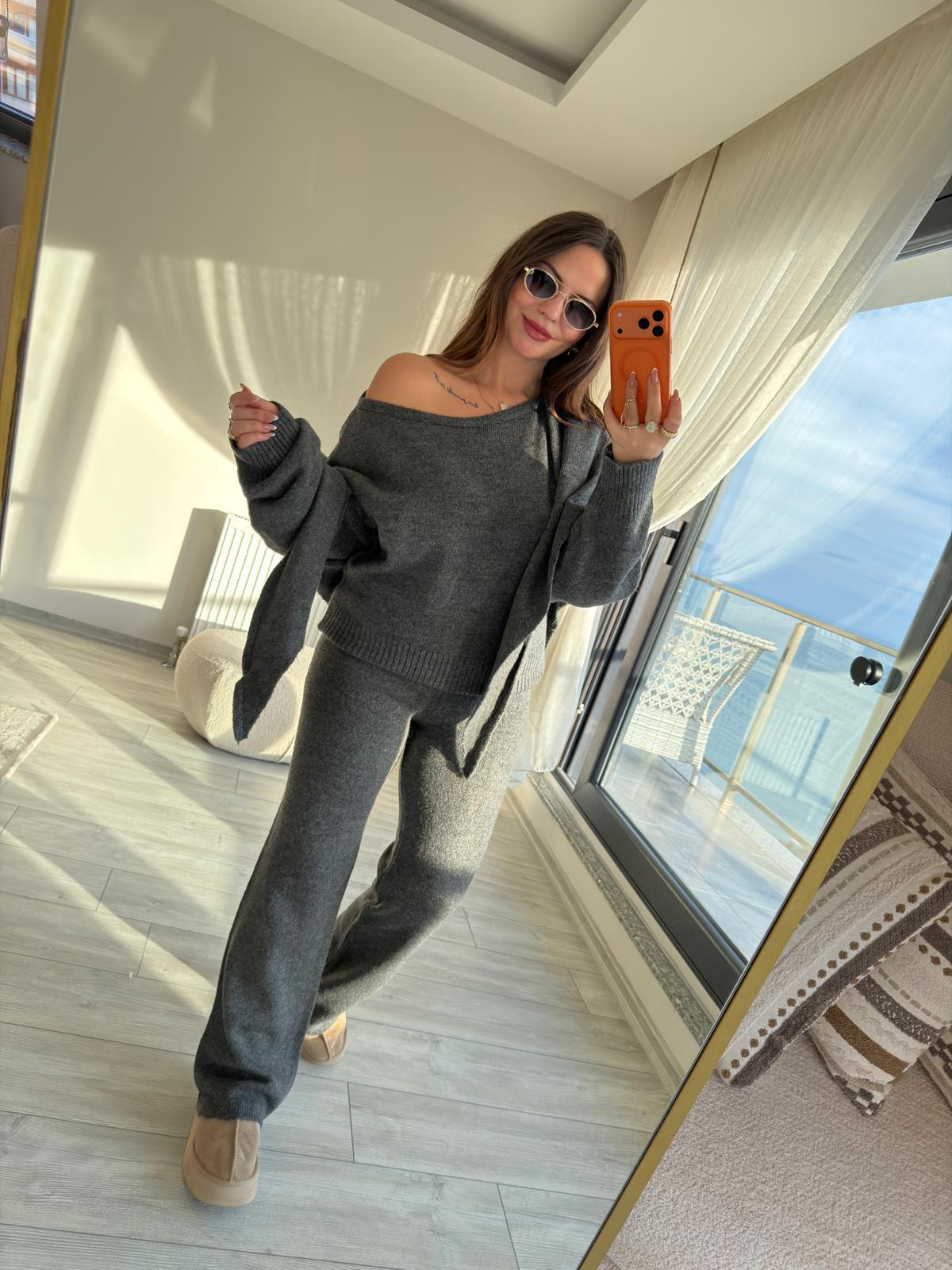 4587 Triko Pantolon ANTRESİT