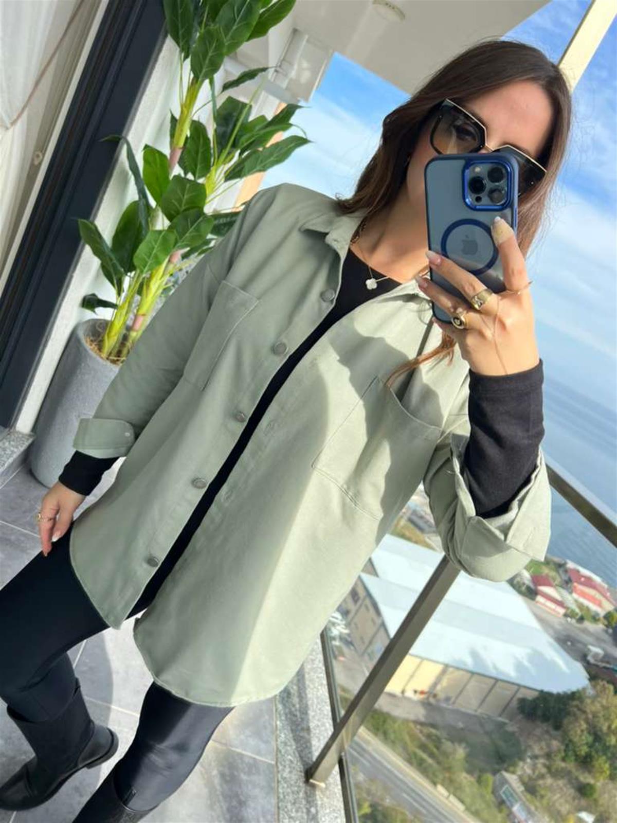 474 Gabardin Gömlek MİNT