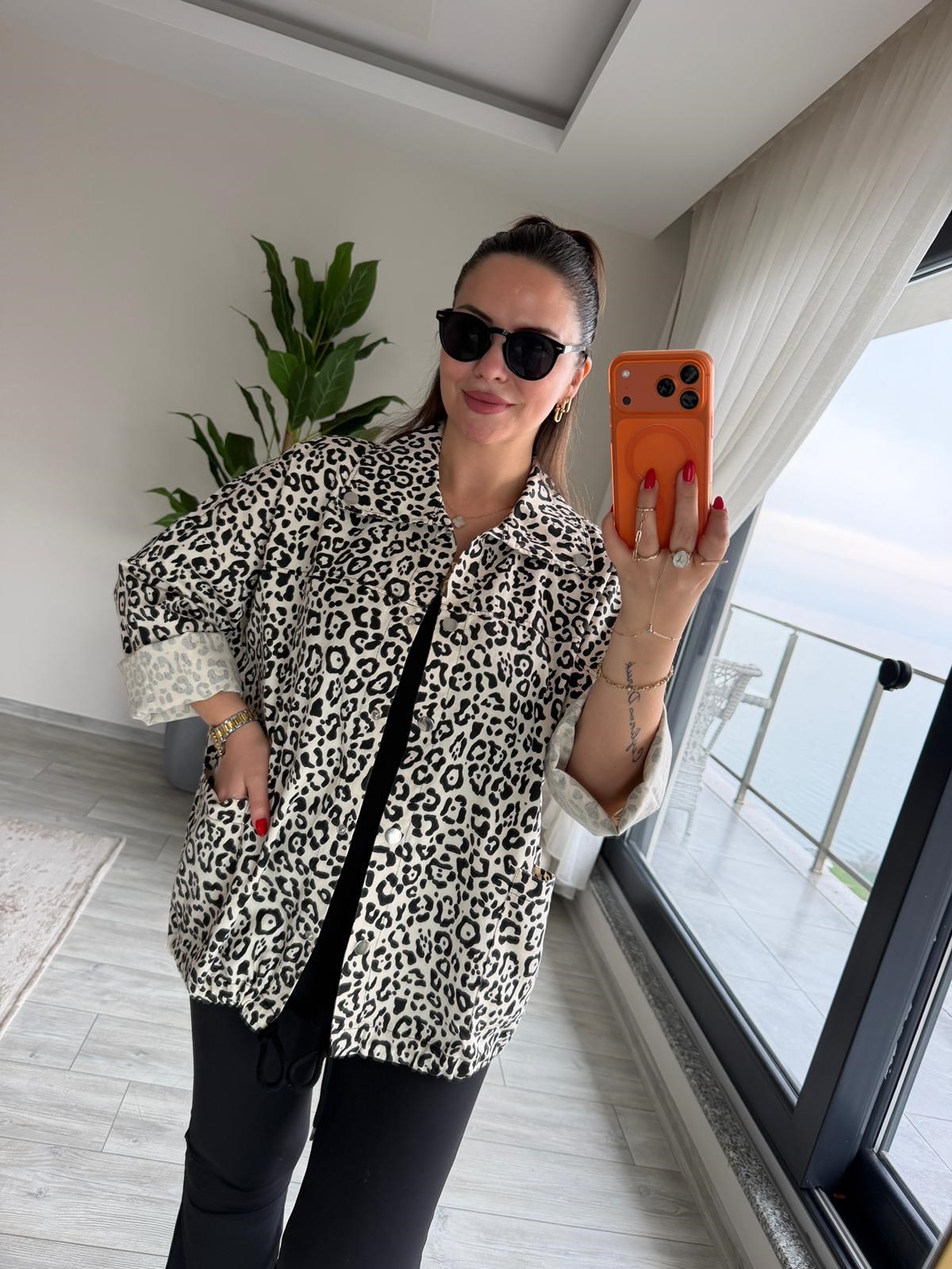 476 Owersize Ceket DESENLİ