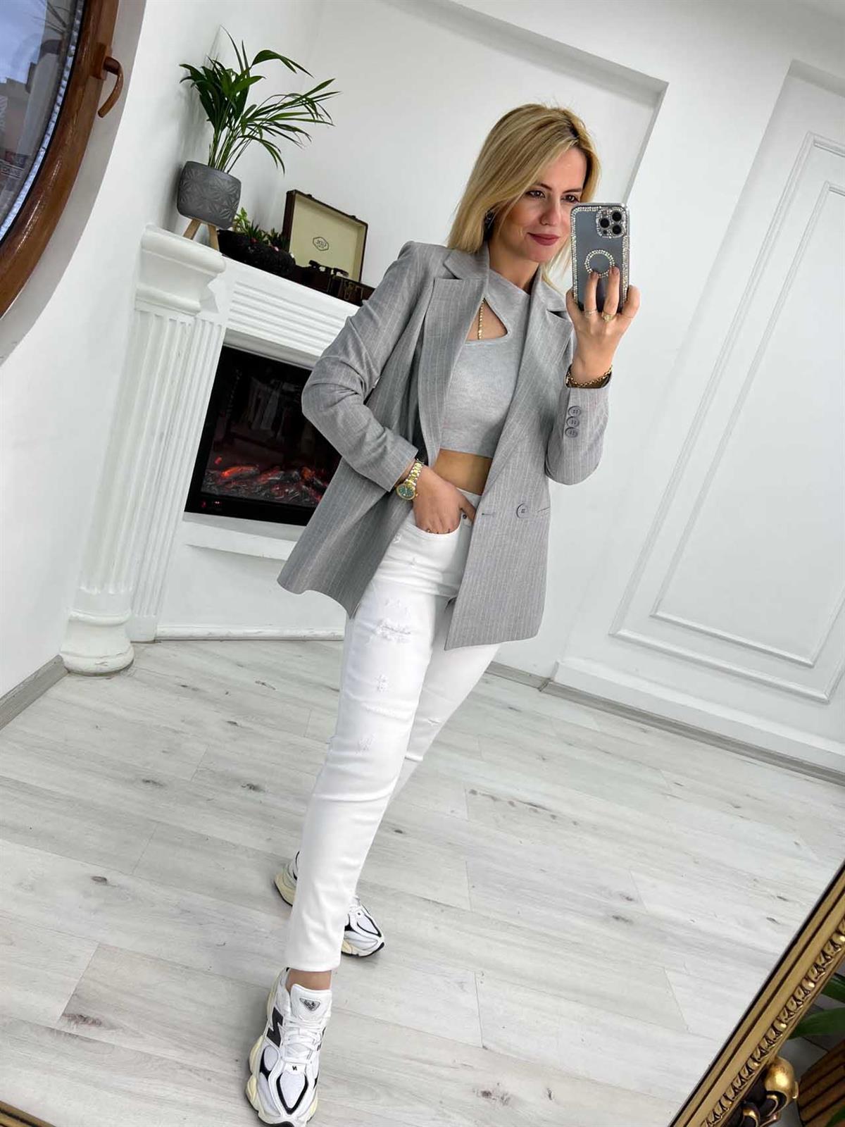 4817 Ceket GRİ