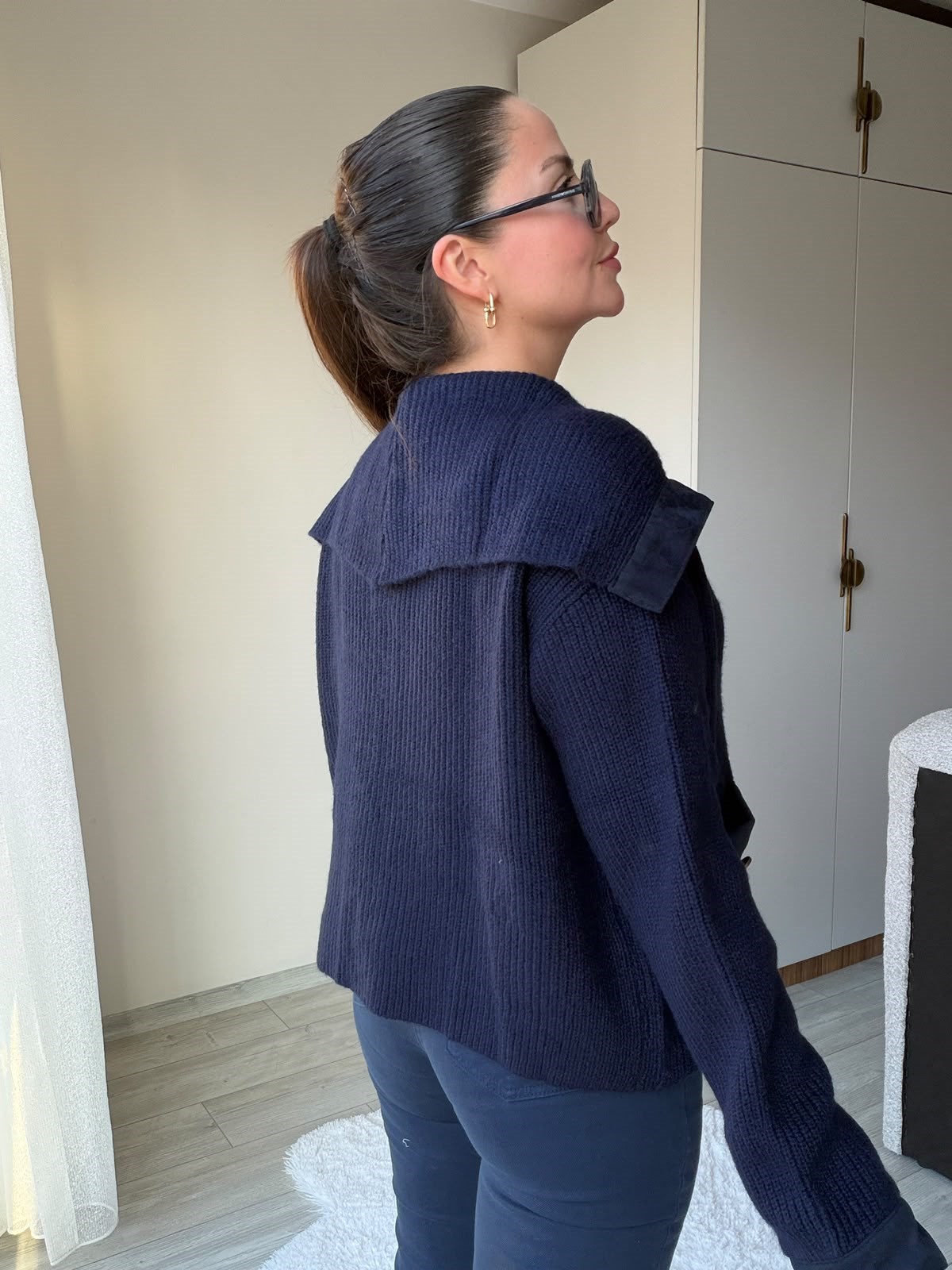 4859 Denizci Yaka LACİVERT