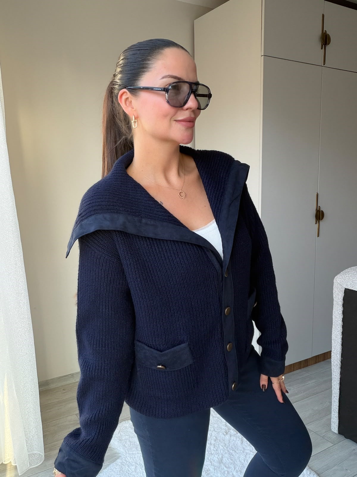 4859 Denizci Yaka LACİVERT