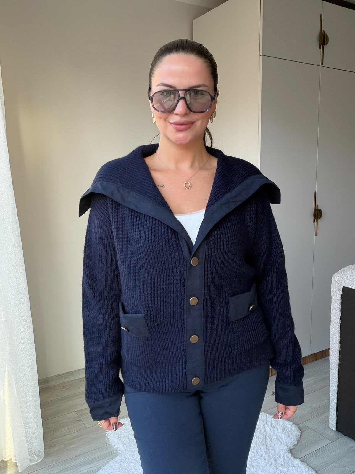 4859 Denizci Yaka LACİVERT