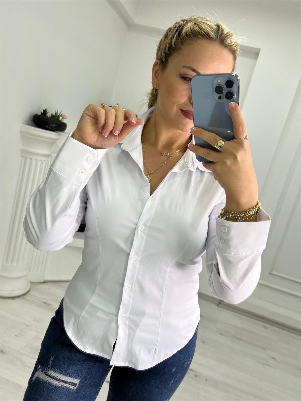 4897 Gömlek BEYAZ