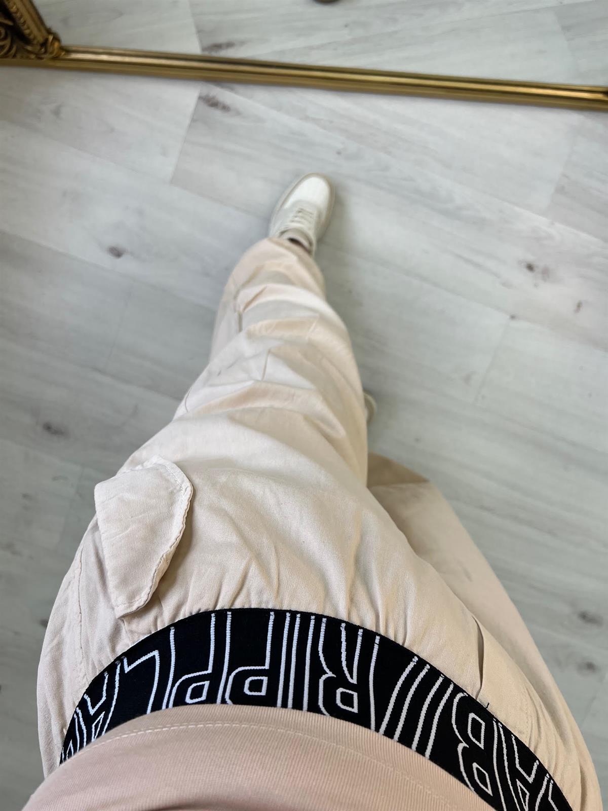 50776 Yazılı Pantolon TAŞ