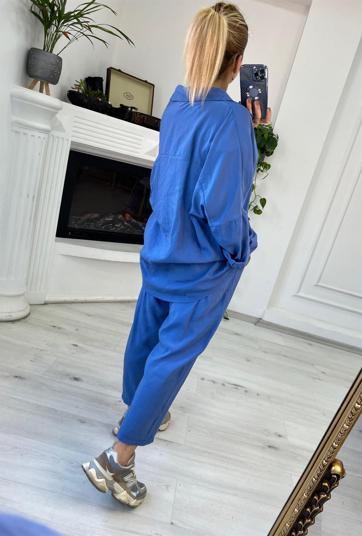 50838 Gömlek Pantolon Takım İNDİGO