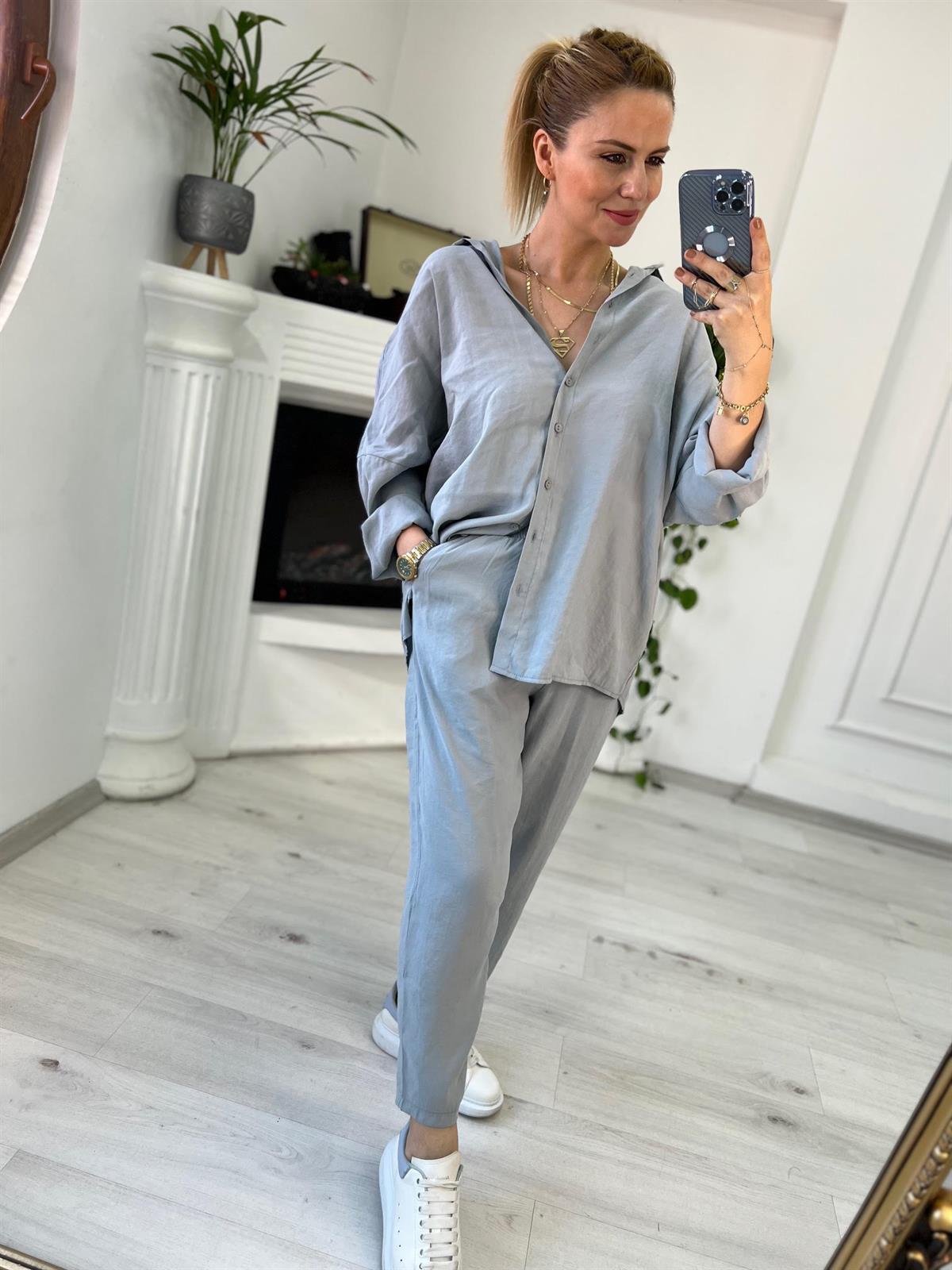 50838 Gömlek Pantolon Takım MİNT