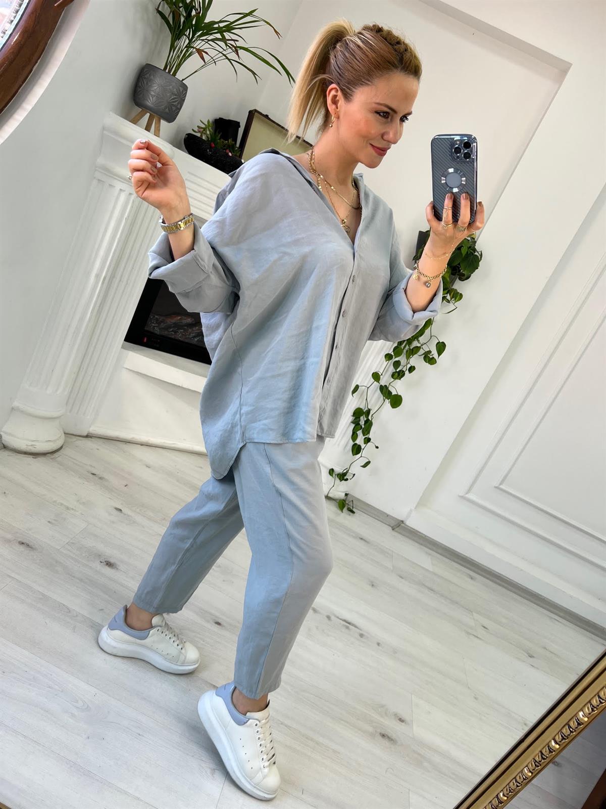 50838 Gömlek Pantolon Takım MİNT