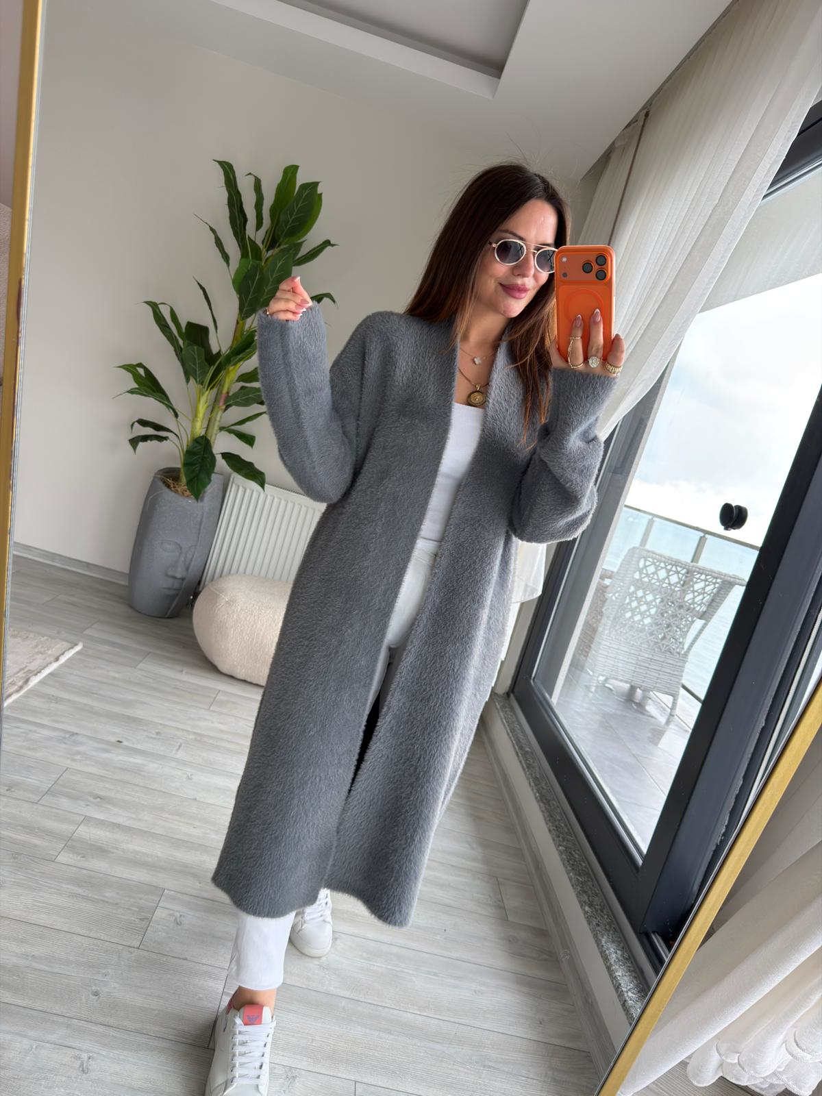 5140 Ara Boy Yumoş Hırka ANTRESİT
