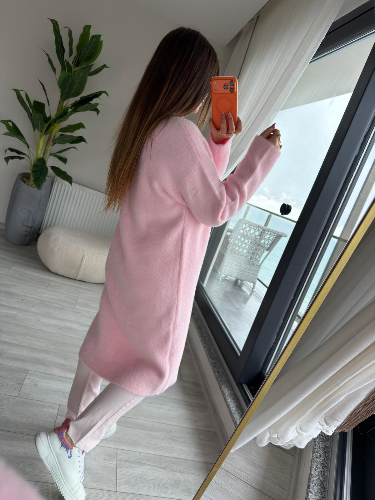5140 Ara Boy Yumoş Hırka PEMBE