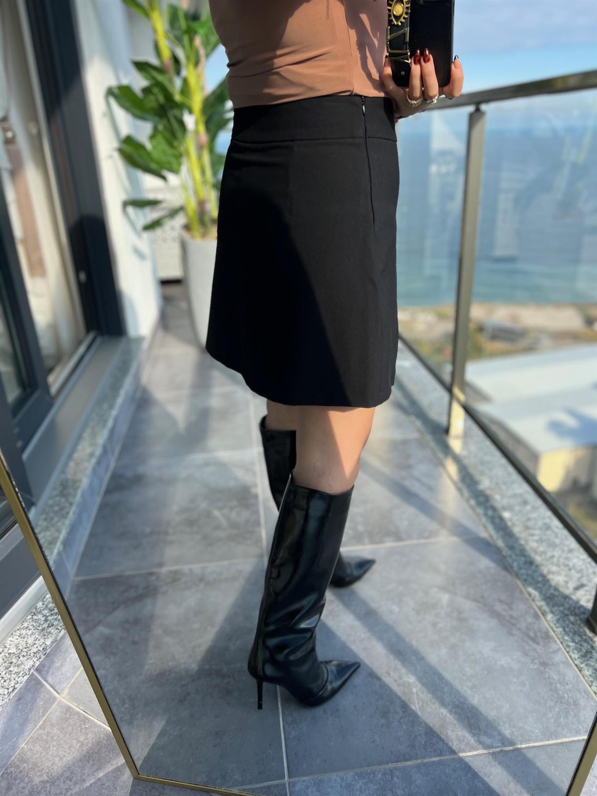 5179 Şort Etek SİYAH