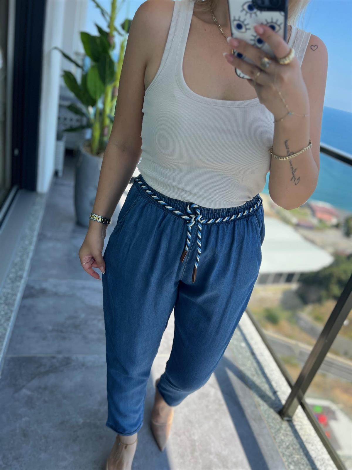 5285  Tensel Pantalon MAVİ